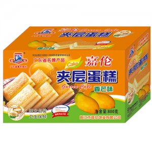 嘉倫夾層蛋糕（香芒味）盒裝