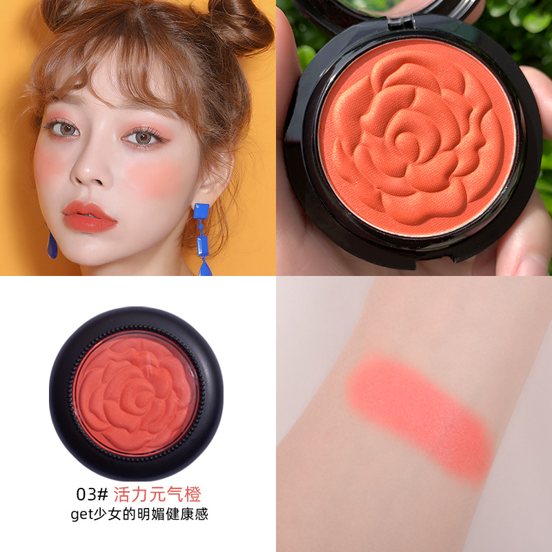 粉嫩柔滑胭脂啞光腮紅一站式貼牌,快速了解生產過程