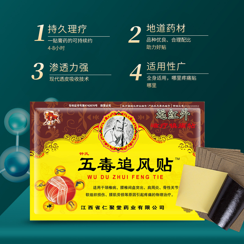 金牛五毒追風貼代加工-專業金牛五毒追風貼oem代加工實力大廠