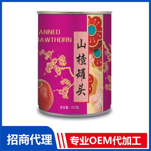 升升園：山楂罐頭各類果蔬罐頭貼牌代加工,可提供原材料